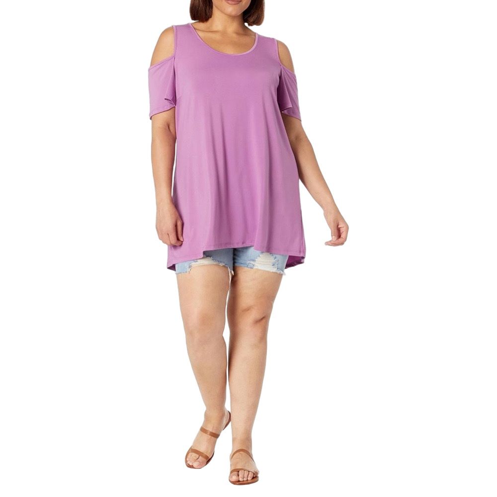 🌙Avenue Tunic Claire iris ORCHID with Relaxed Fit size 18 NWT…